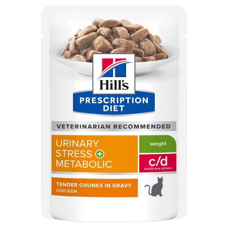  HPD-F c/d Multicare Stress + Metabolic 12x85g porsjonsposer